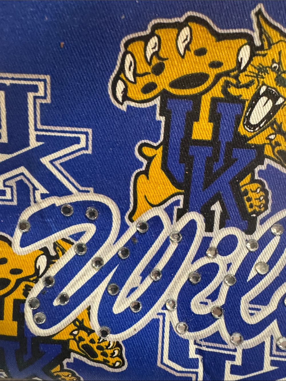 Kentucky Wildcats Blue Tote Bag with Black Handles